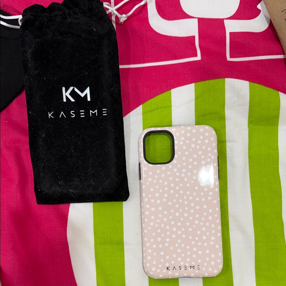 Light Pink Polka Dot Phone Case